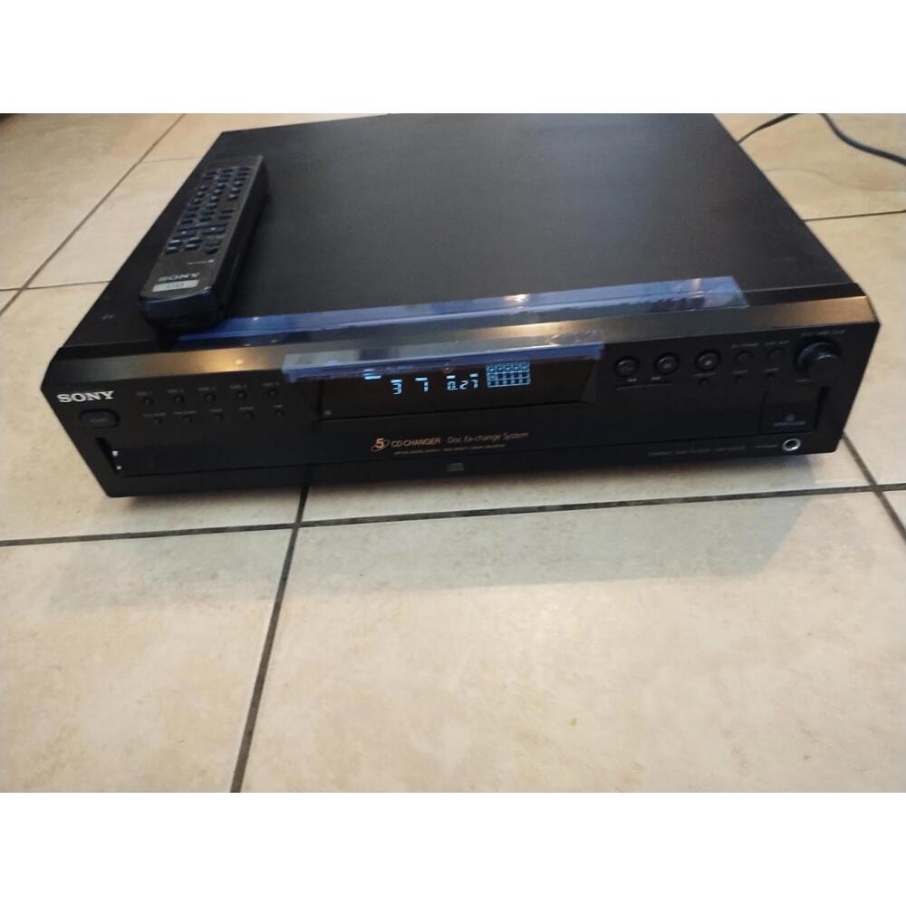 Sony CDP-CE375 5-Disc CD Changer Player‎ No Remote